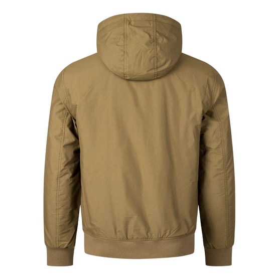 Chaqueta Brentham acolchada con capucha en marrón piedra sombreado de Fred Perry - Image 2