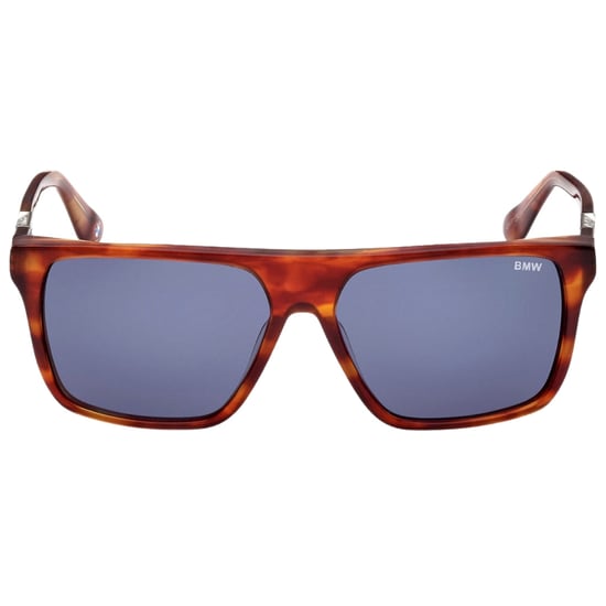Gafas de sol BMW Red Havana con montura de lentes azules - Image 1