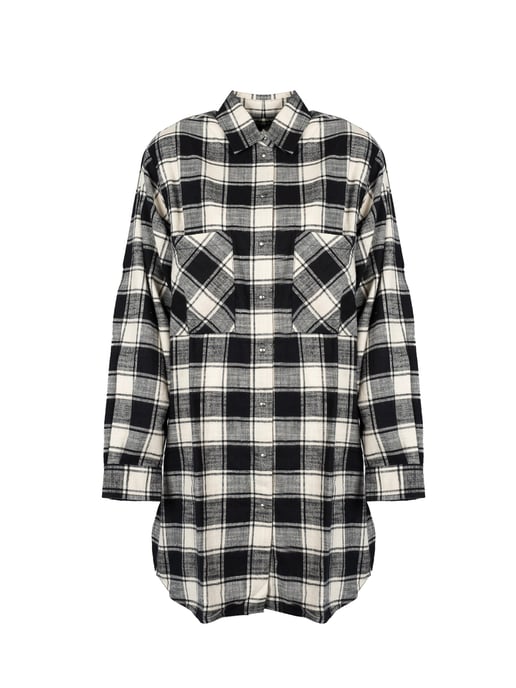 Diesel Vestido D-Super de mujer negro, Blanco, Gris - Image 2