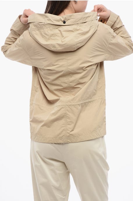 Cortavientos con capucha TICKSEED en beige - Image 2