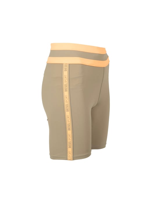 Diesel Bermudas Kolarki de mujer Gris, naranja - Image 3