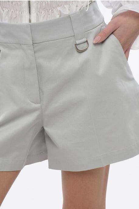 Shorts CARGO de cintura alta en azul claro - Image 3
