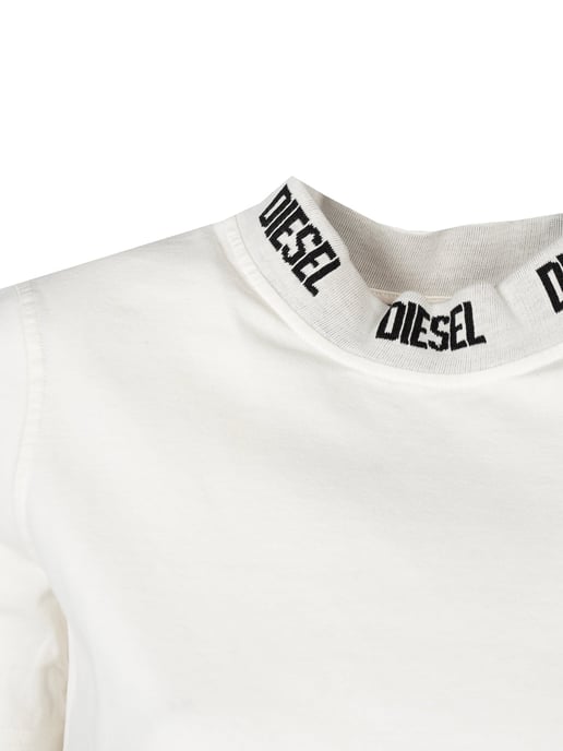 Diesel T-shirt T-Reg de mujer Blanco - Image 3