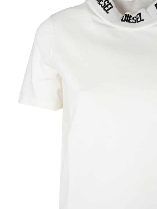 Diesel T-shirt T-Reg de mujer Blanco - Image 4