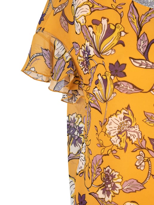 Patrizia Pepe Blusa de mujer naranja, Violeta - Image 3