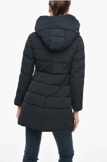 Chaqueta acolchada PUFFY PRESCOTT con capucha en azul - Image 2