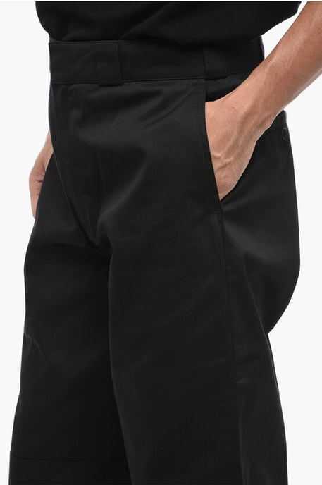 Pantalones chinos de sarga de algodón con trabillas para cinturón - Image 3