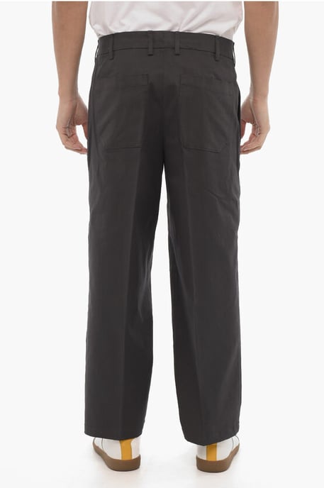 Pantalones chinos LIAM de cintura regular con 4 bolsillos en gris - Image 2
