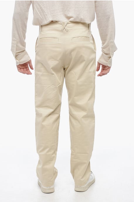 Pantalones chinos CROSS de algodón en beige - Image 3