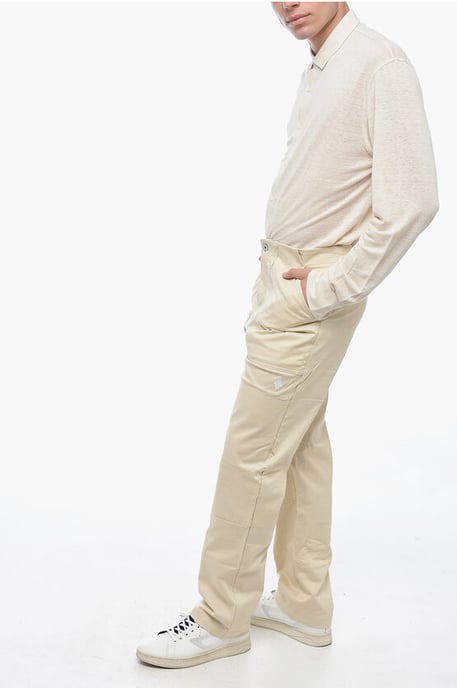Pantalones chinos CROSS de algodón en beige - Image 4