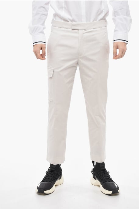 Pantalones cargo de algodón ajustados - Image 1