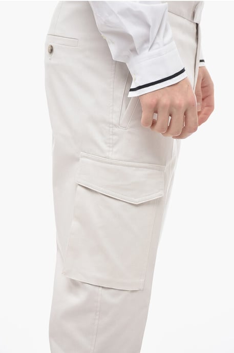 Pantalones cargo de algodón ajustados - Image 3