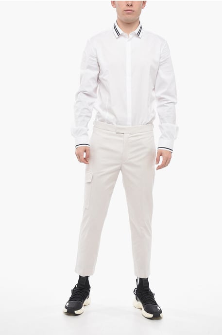 Pantalones cargo de algodón ajustados - Image 4