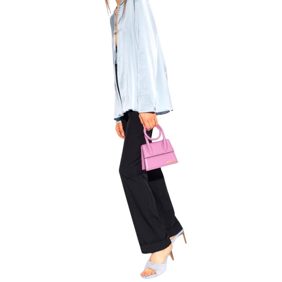 Bolso Jacquemus Le Chiquito Noeud rosa claro - Image 6