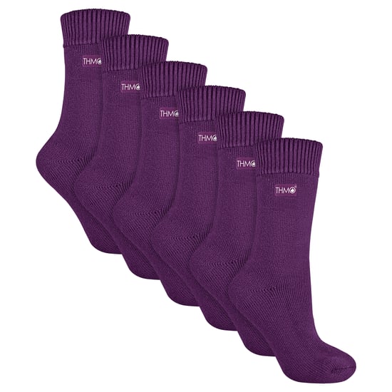 6 Pares de Medias Térmicas Suaves y Transpirables para Mujeres - Image 1