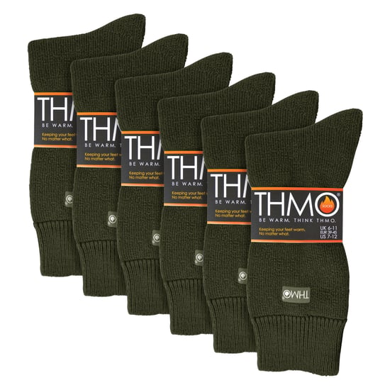 6 Pares de Calcetines Térmicos Transpirables Suaves para Hombre - Image 2