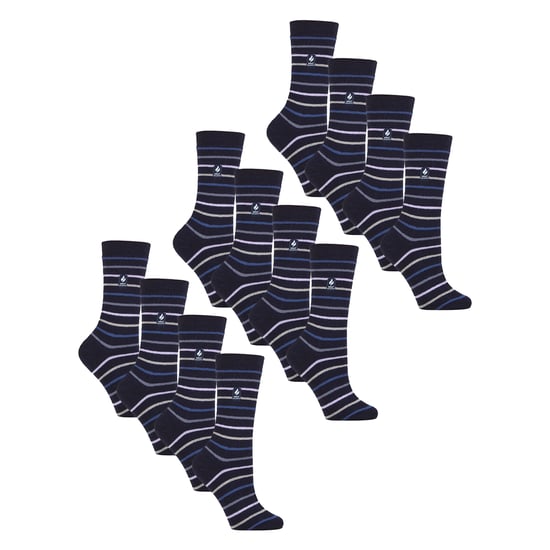 12 pares de calcetines térmicos suaves ultra ligeros para mujer - Image 1