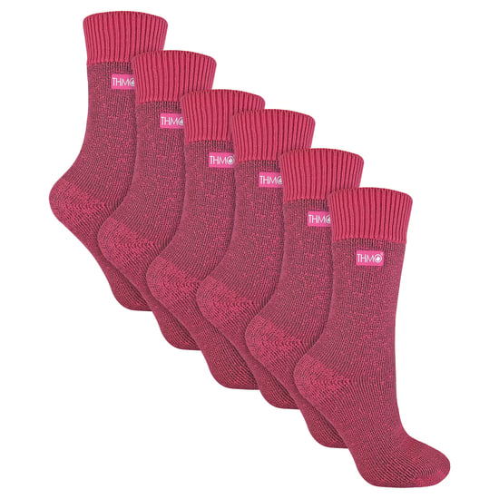 6 Pares de Calcetines Térmicos Suaves y Transpirables para Damas - Image 1