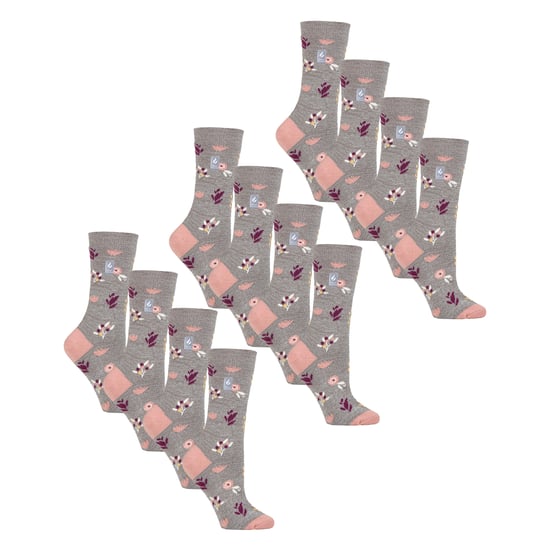 12 Pares de Calcetines Térmicos Ultra Ligeros para Mujeres - Image 1