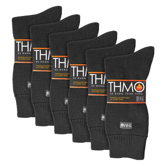 6 pares de calcetines térmicos suaves y transpirables para hombre - Image 2