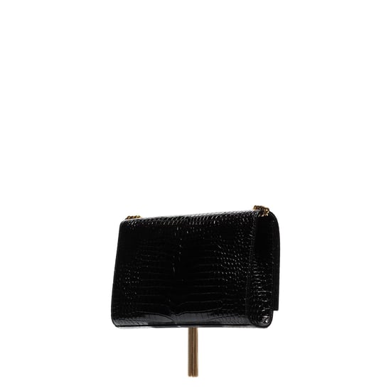 Bolso mediano Kate de piel con relieve de cocodrilo y borlas de Saint Laurent - Image 2