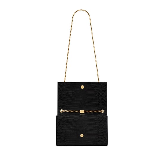 Bolso mediano Kate de piel con relieve de cocodrilo y borlas de Saint Laurent - Image 3
