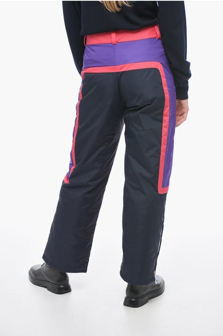 Pantalones de esquí THUNDERBOLT con diseño de bloques de color en rosa - Image 2