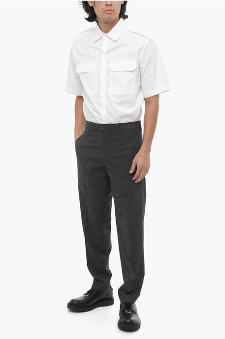 Pantalones grises ajustados a cuadros Districk - Image 3