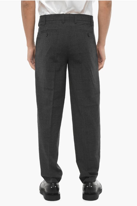 Pantalones grises ajustados a cuadros Districk - Image 4