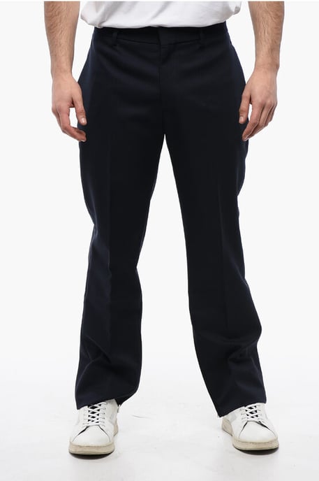 Pantalones de DRILL Carrot-Fit en azul medianoche - Image 1