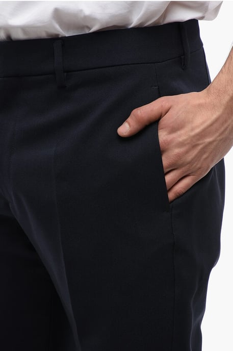 Pantalones de DRILL Carrot-Fit en azul medianoche - Image 3