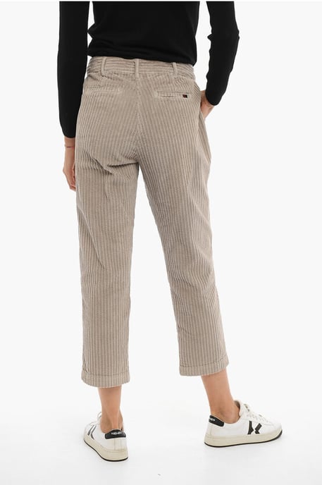 Pantalones de pana con 4 bolsillos en gris - Image 2