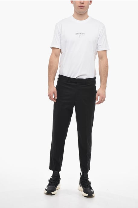Pantalones JAMIE de talle regular y corte ajustado en negro - Image 4