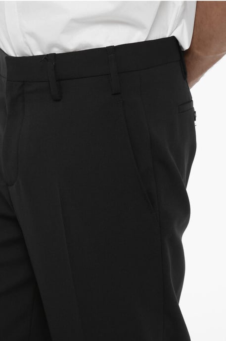 Pantalones casuales JACK de tiro bajo y corte ajustado en negro - Image 3