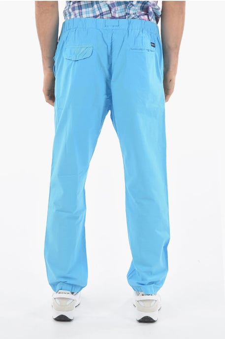 Pantalones PAPERY de algodón Popeline Comfort Fit en azul claro - Image 2