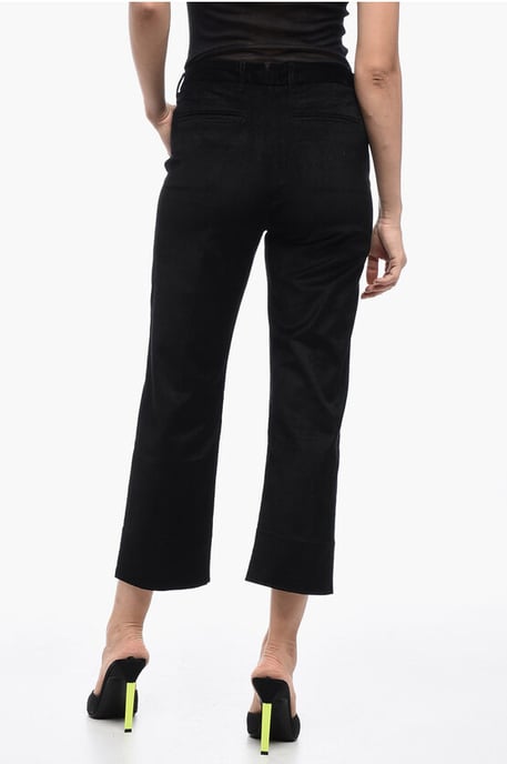 Pantalones cortos de pana negros - Image 2