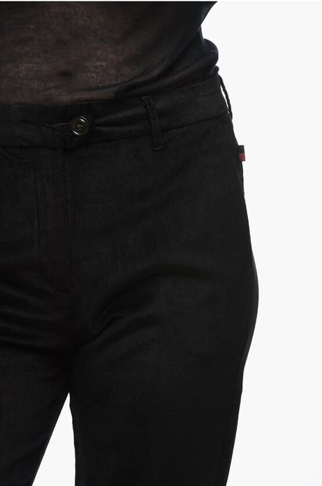 Pantalones cortos de pana negros - Image 3