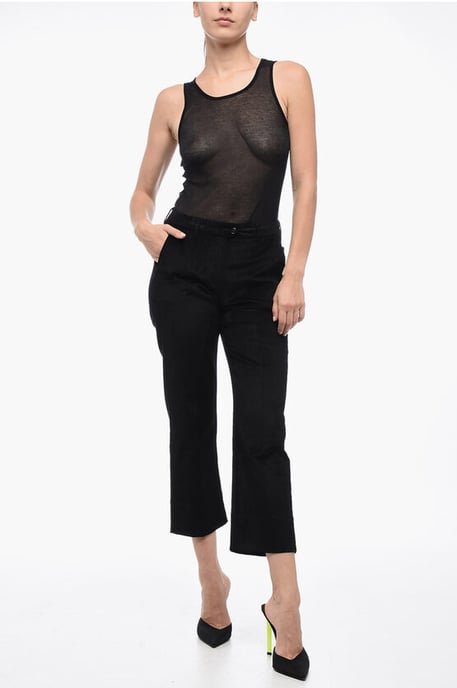 Pantalones cortos de pana negros - Image 4