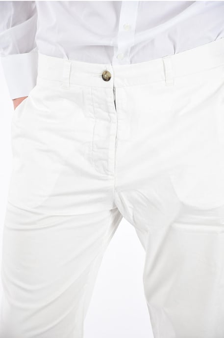 Pantalones elásticos BOYFRIEND en blanco - Image 4