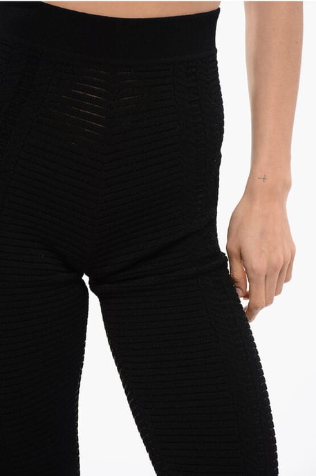Leggings de cintura alta de punto abierto - Image 3