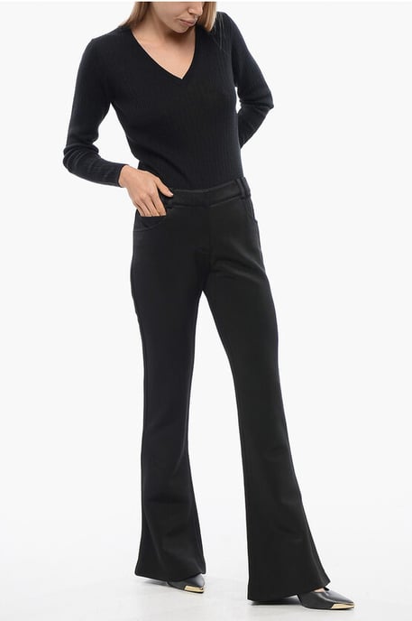 Pantalones acampanados negros - Image 3