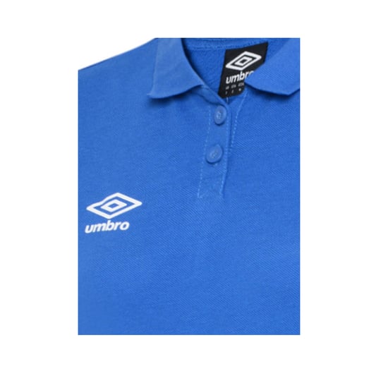 Umbro Womens/Ladies Club Essential Polo Shirt (Royal Blue/White) - Image 3
