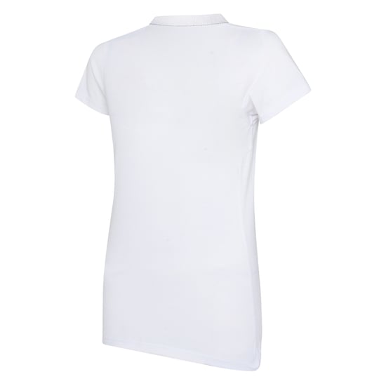 Umbro Womens/Ladies Club Essential Polo Shirt (White/Black) - Image 2