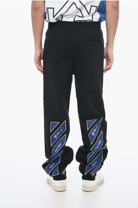 Joggers VARS bordados con patchwork en negro - Image 2