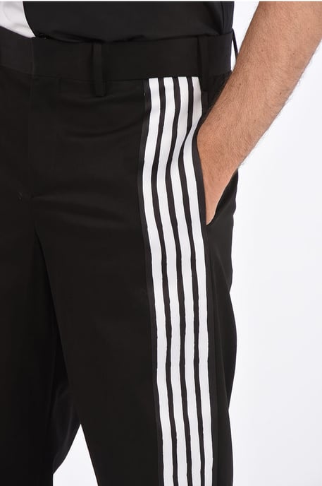 Pantalones negros con ribete de tiro bajo - Image 3
