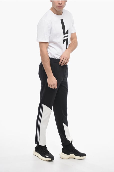 Pantalones deportivos MODERNIST ajustados con detalles en contraste en negro - Image 4
