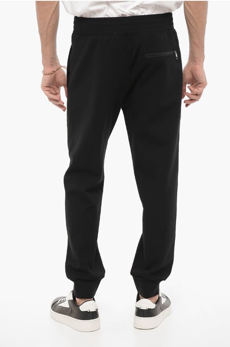 Pantalones deportivos ajustados JUMBLED BOLTS con bordados en negro - Image 2