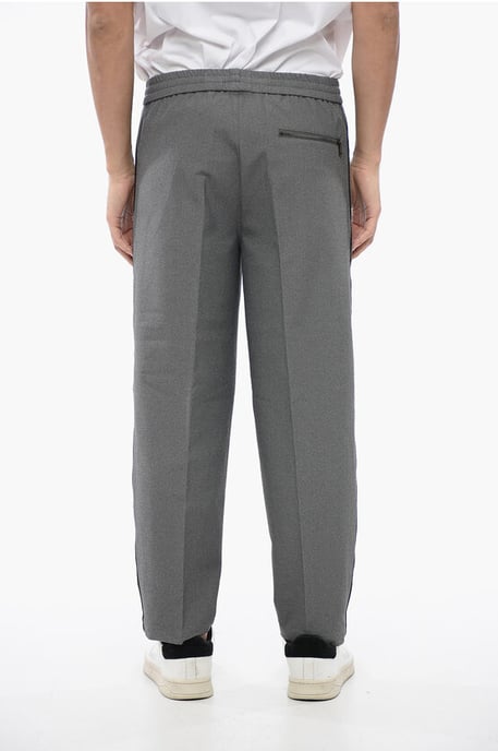 Pantalones LOUIS de tejido elástico con cinturilla elástica en gris - Image 2
