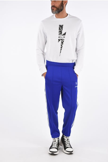 Pantalones deportivos SLAYDE de tiro bajo y ajuste fácil en azul - Image 3