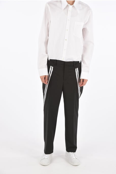 Pantalones ajustados de cintura media en color negro - Image 4